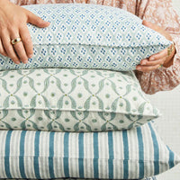 Genoa Celadon Moss Pillow