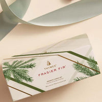 Frasier Fir Frosted Plaid Candle Set