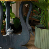 Carved Swan Round Table