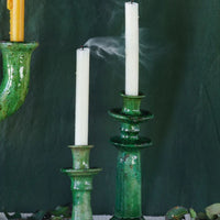 Green Tamegroute Candle Holder