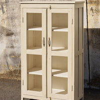 White Glass Cabinet