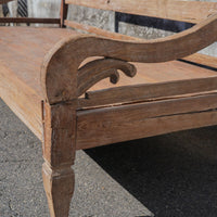 Antique Teakwood Javanese Bench