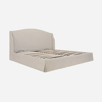Weston King Storage Bed, Cream