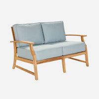 Layla Outdoor Low Back Loveseat Sofa