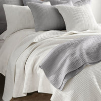 Mills Waffle Quilt Set, Cream
