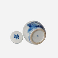 Bird and Flower Porcelain Mini Jar