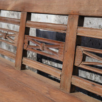 Antique Teakwood Javanese Bench