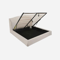 Weston King Storage Bed, Cream