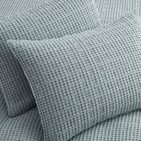 Mills Waffle Quilt Set, Chambry
