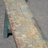 Painted Wooden Bench