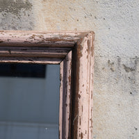 Pink Painted Wooden Mirror
