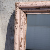 Pink Painted Wooden Mirror