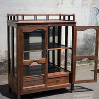 Wood & Glass Display Cabinet