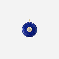 Lapis Circle Pendant