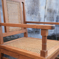 Antique Chair with Rattan Seat