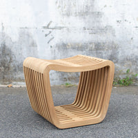 Al Dente Stool, Natural