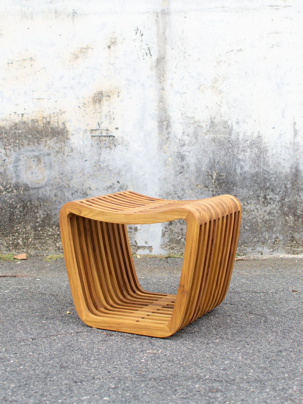 Al Dente Stool, Teak