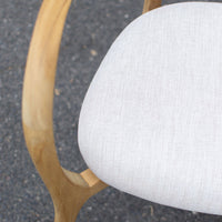 Positano Arm Chair, Natural with Vanilla