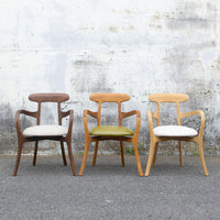 Positano Arm Chair, Natural with Vanilla