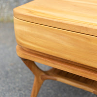 San Remo Teak Bedside Table