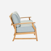 Layla Outdoor Low Back Loveseat Sofa