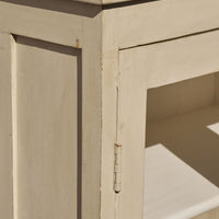 White Glass Cabinet