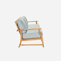 Layla Outdoor Low Back 3-Seater Sofa