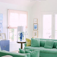 Down Pour Blue Crunchberry Table Lamp