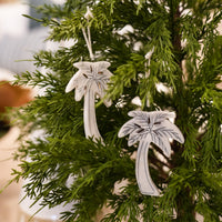 Celadon x Petrichor + Gold Palm Tree Ornament