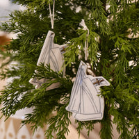 Celadon x Petrichor + Gold Ship Ornament