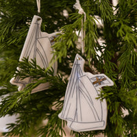 Celadon x Petrichor + Gold Ship Ornament