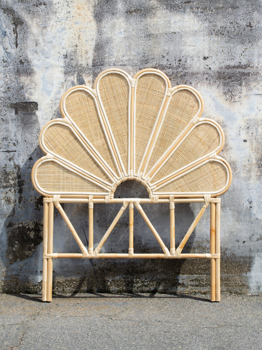 Petal Headboard Celadon at Home