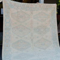 Modern Oushak Rug, 8' x 9'8"