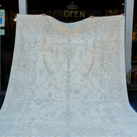 Modern Oushak Rug, 9'3" x 12'