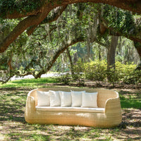 Three Seater Rattan Sofa