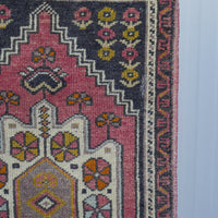 Vintage Turkish Yastik, One Of A Kind