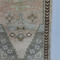 Vintage Turkish Yastik, One Of A Kind