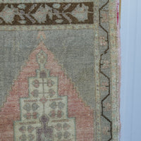 Vintage Turkish Yastik, One Of A Kind