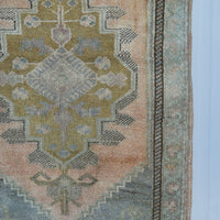 Vintage Turkish Yastik, One Of A Kind