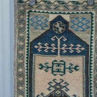Vintage Turkish Yastik, One Of A Kind