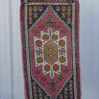Vintage Turkish Yastik, One Of A Kind