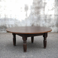One-of-a-Kind Antique Round Coffee Table