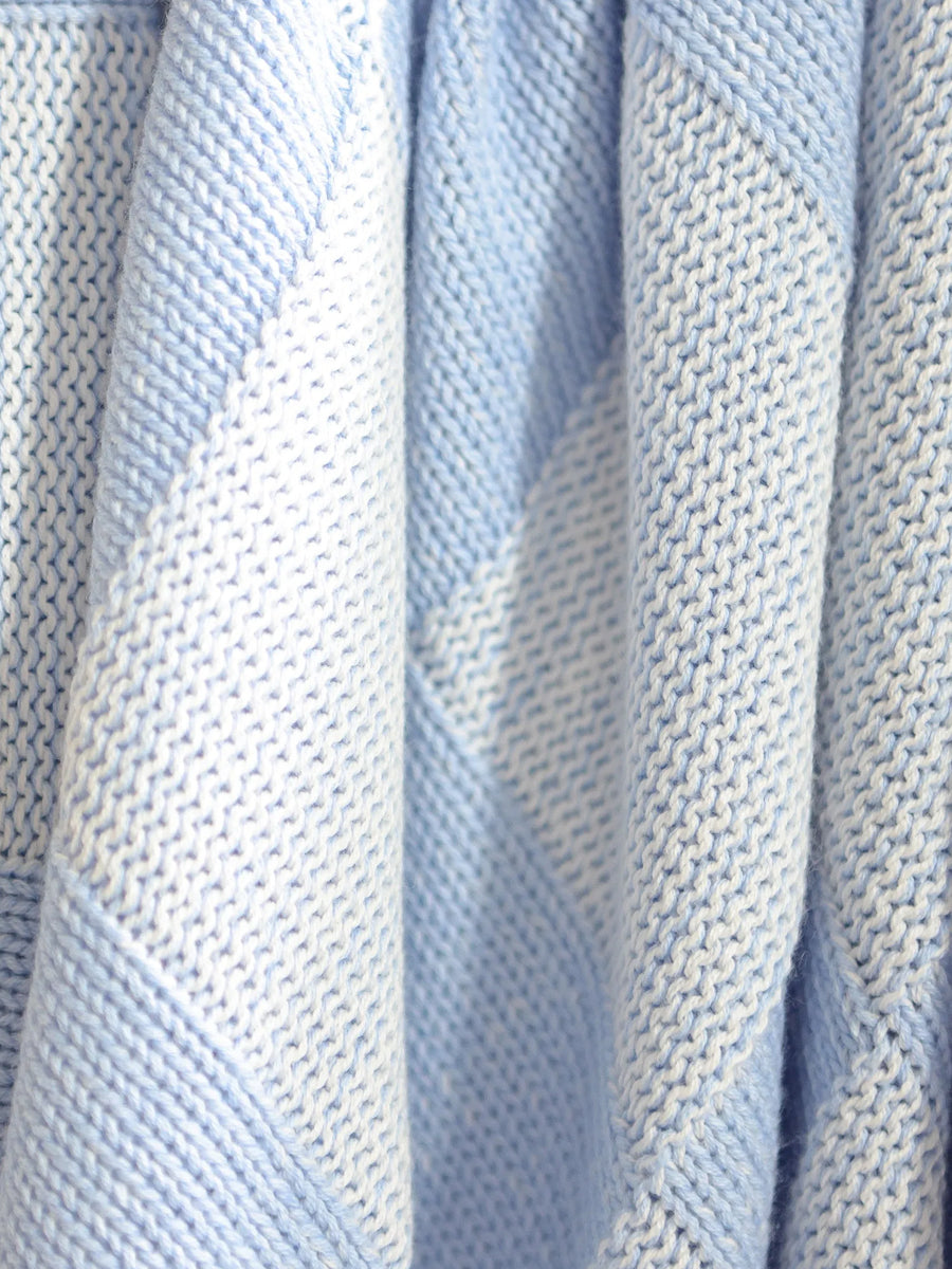 Cotton Cashmere Baby Blanket Celadon at Home