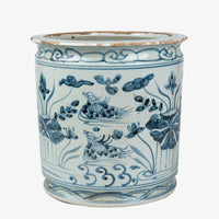 Mandarin Duck Motif Pot