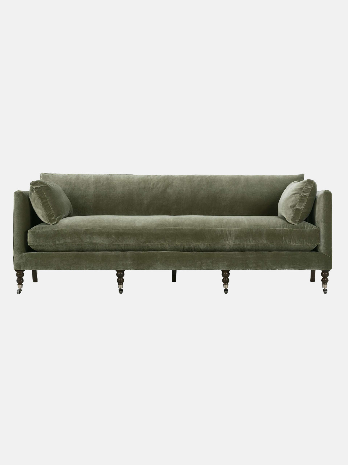 Madeline Green Quick Ship Sofa