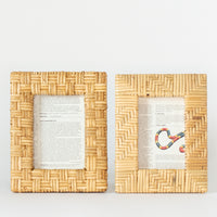 Small Rattan Woven Frame
