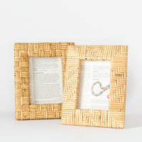 Small Rattan Woven Frame