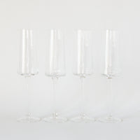 Bandol Champagne Flutes, Set of 4