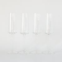 Bandol Champagne Flutes, Set of 4