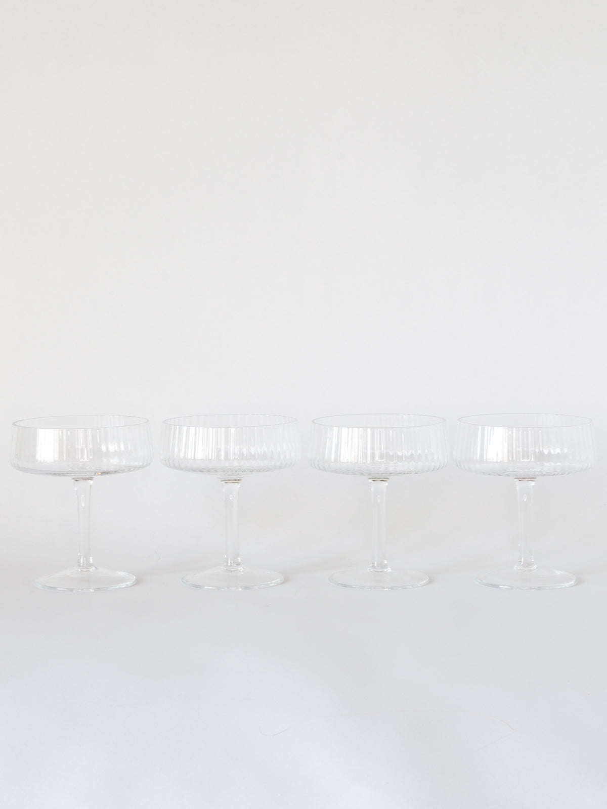 Bandol Fluted Martini Glass, Set of 4